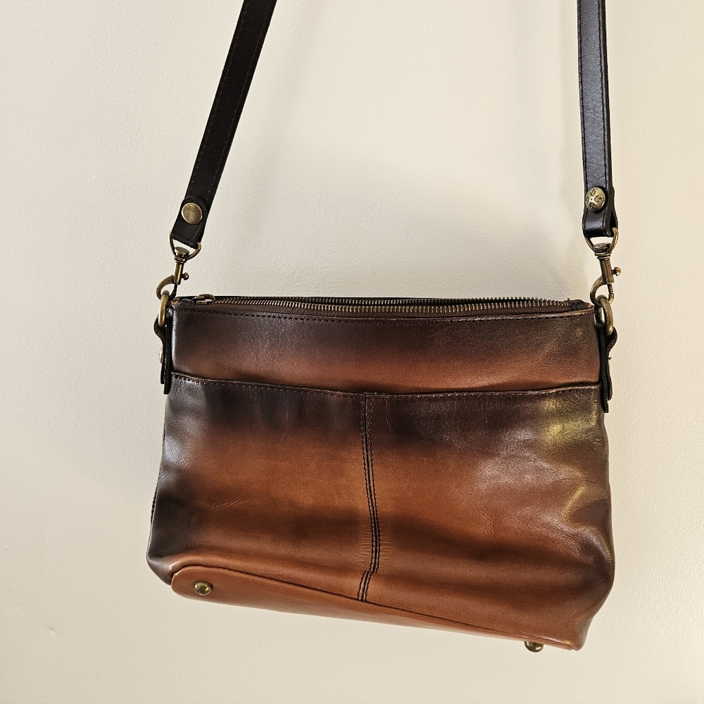 Patricia Nash Brown Leather Crossbody Bag - Picture 8 of 11
